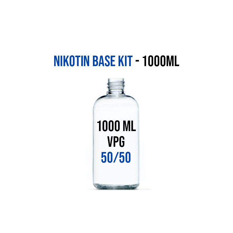 Nikotin Base Kit - 50VG/50PG 1 liter