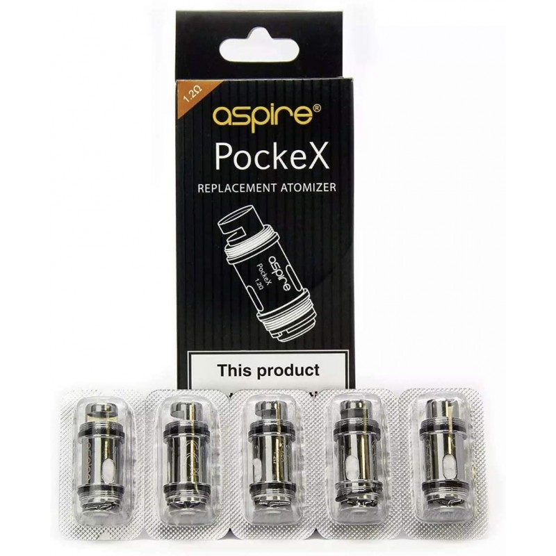 Aspire PockeX coils - 5 stk